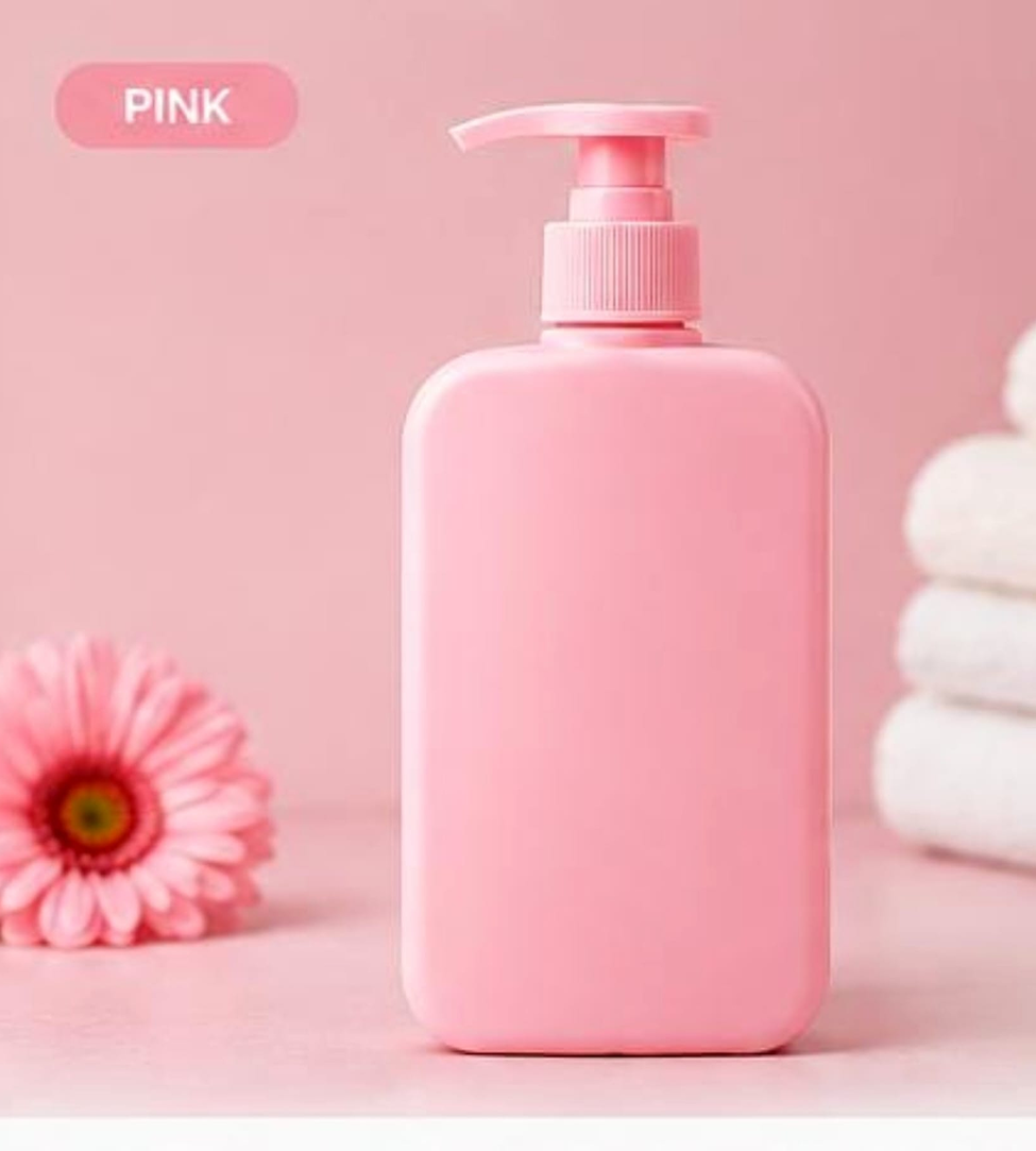 250ml HDPE Lotion Pump Bottle Pink