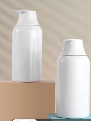 Premium Oval PET Lotion Bottle white
