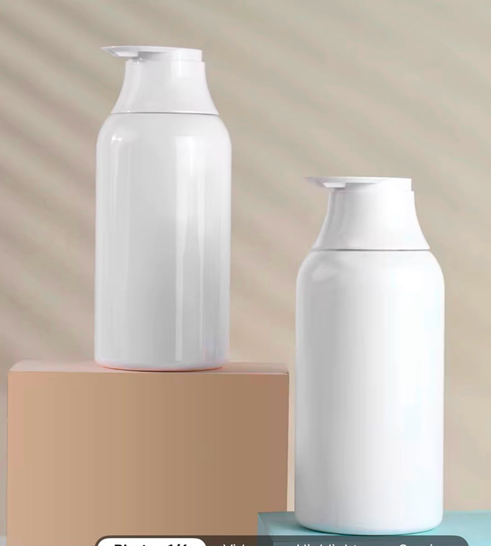 Premium Oval PET Lotion Bottle white