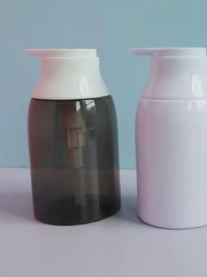 Premium Oval PET Lotion Bottle Black