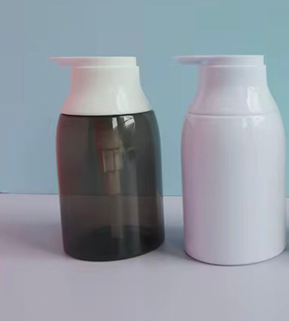 Premium Oval PET Lotion Bottle Black